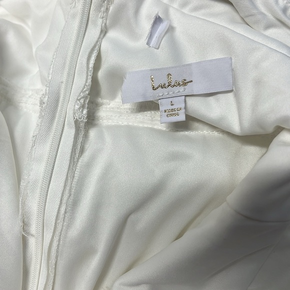 NWOT Sweetest Beloved White Mesh Embroidered Sleeveless Maxi Dress - Picture 8 of 8